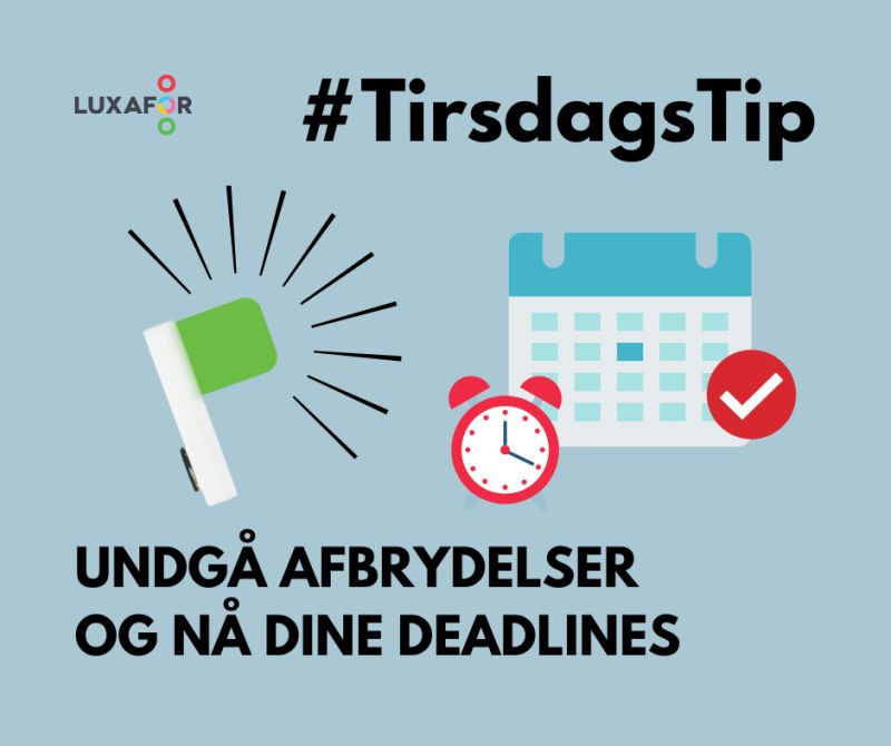 Det er tirsdag! Og derfor er det igen blevet tid til et #TirsdagsTip fra Luxafor 💡