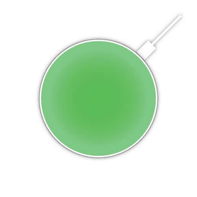 Luxafor Mute Button Busylight hvitt lyser grønn uten bakgrunn